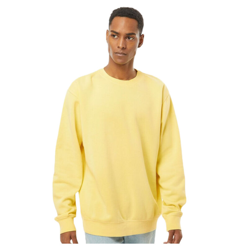 Unisex Midweight Pigment-Dyed Crewneck Sweatshirt Thumbnail