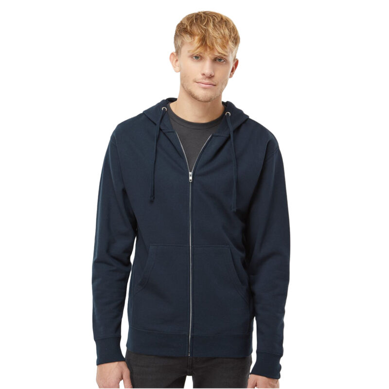 Midweight Full-Zip Hooded Sweatshirt Thumbnail