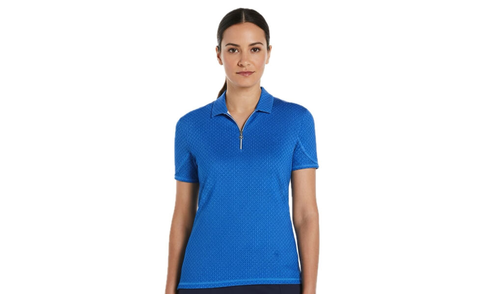 All-Over Stitched Womens' Polo Thumbnail