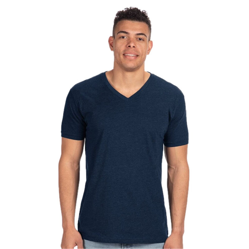 Men's CVC V-Neck T-Shirt Thumbnail