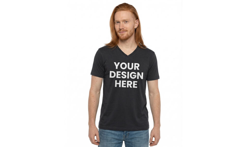 Sueded Men’s V-Neck Thumbnail