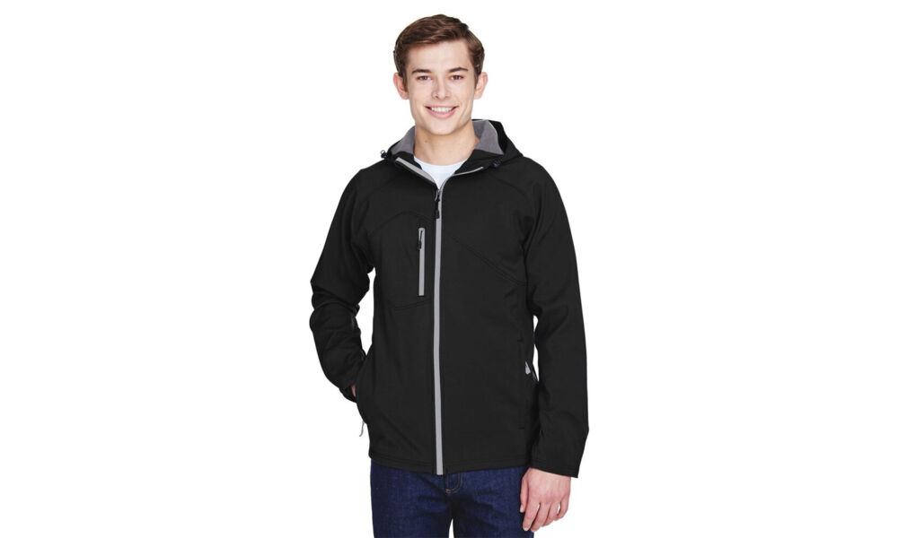 Men's Prospect Two-Layer Fleece Bonded Soft Shell Hooded Jacket Thumbnail