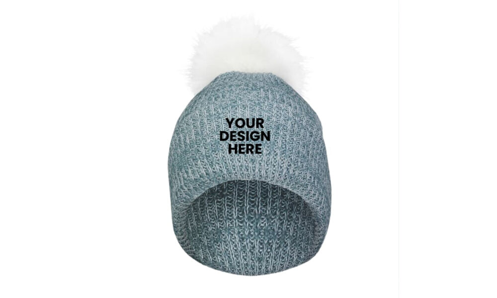 Faux Fur Pom Beanie Thumbnail