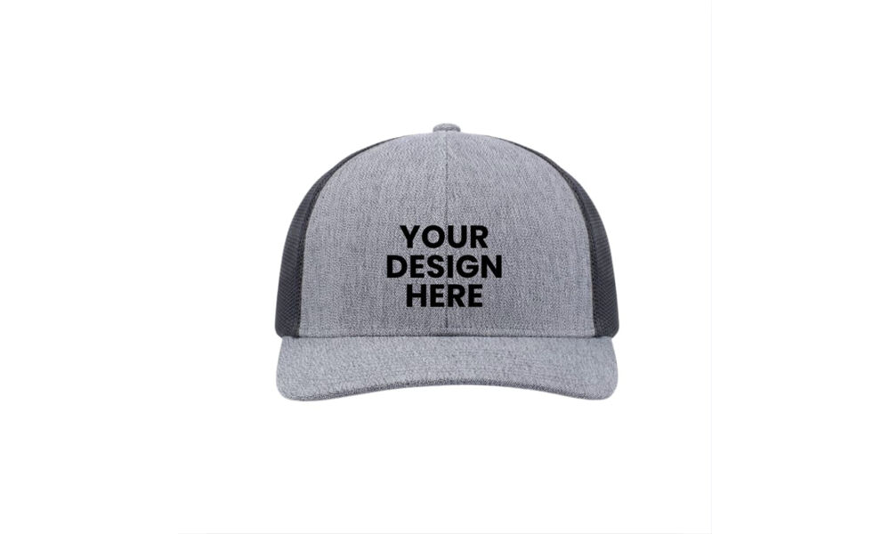 Melange Heather Low-Profile Trucker Cap Thumbnail